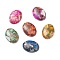 Regalite/Imperial Jasper/Sea Sediment Jasper Cabochons, with Gold Line, Oval, 30x22x8mm