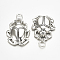 Tibetan Style Alloy Pendants, Beetle, Cadmium Free & Lead Free,, Antique Silver, 40x27x8mm, Hole: 5mm
