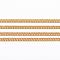 Ion Plating(IP) 304 Stainless Steel Twisted Chains, Curb Chains, Soldered, with Spool, Golden, 1.2x1.1x0.3mm, about 32.8 Feet(10m)/roll
