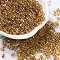 Glass Seed Beads, Transparent Colours, Peanut, Goldenrod, 4~4.5x2~2.5x2~2.5mm, Hole: 0.8~0.9mm, about 10000pcs/pound