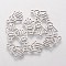 Non-Tarnish 201 Stainless Steel Charms, Hamsa Hand/Hand of Miriam with Eye, Stainless Steel Color, 14.6x9.7x1mm, Hole: 1.5mm