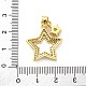 Латунные микро проложить кубического циркония подвески KK-U066-17G-3
