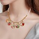 Подвески из сплава эмали 48шт 6 стиля ENAM-SZ0002-91-6