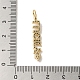 Латунные микро проложить кубического циркония подвески KK-C058-13G-3