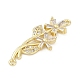 Латунные прозрачные подвески из кубического циркония KK-Z094-06G-03-2