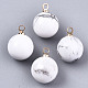 Природные подвески Howlite X-G-N332-024G-18-1