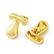 Серьги из латуни с покрытием стойки EJEW-S222-01G-T-2