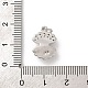 Латунные микро проложить кубического циркония подвески KK-I276-08P-3