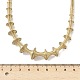 Нерегулярные витые цепочки из нержавеющей стали 304 NJEW-B127-01G-04-3
