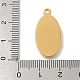 Подвески из нержавеющей стали 304 со стразами STAS-I322-46G-3