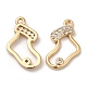Латунные микро проложить кубического циркония подвески KK-C028-42G-1
