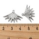 Латунные микропаве прозрачные подвески с фианитом KK-H460-15P-3