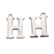 Подвески-буквы из нержавеющей стали 304 STAS-H122-H-P