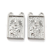 Прямоугольные подвески из латуни с 2 петлей KK-Q804-28P