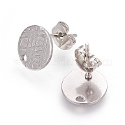 Фурнитура для сережек из нержавеющей стали марки 304 STAS-O119-14A-P