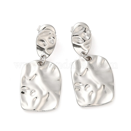 Серьги-гвоздики из нержавеющей стали 304 EJEW-G364-26P-1