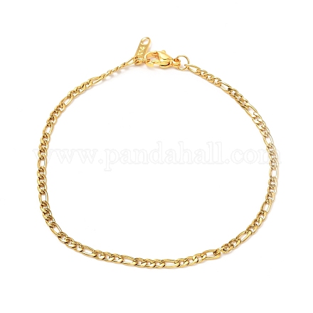 Браслеты на ногу из нержавеющей стали 304 Figaro chains AJEW-AN00452-1