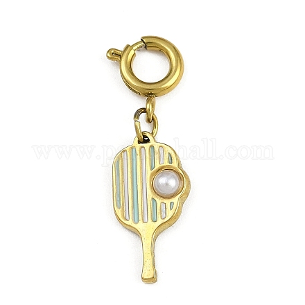 Подвески из эмали из нержавеющей стали STAS-L296-16G-1