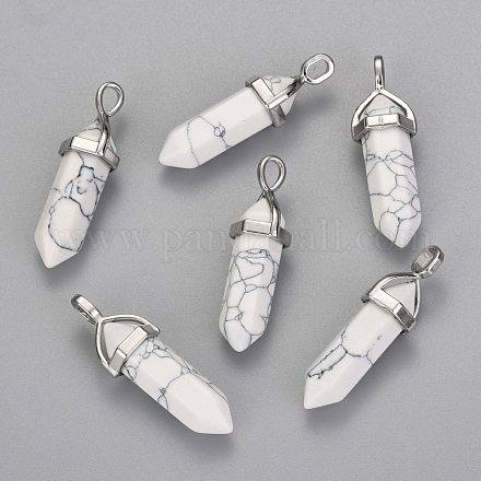 Подвески из синтетического говлита G-F295-03C-1