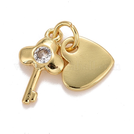 Кубического циркония подвески KK-E275-15G-1