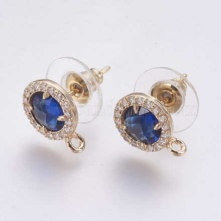 Серьги из граненого стекла GLAA-F084-B01-1