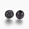 316 Surgical Stainless Steel European Beads, Large Hole Beads, Rondelle, Libra, Gunmetal, 10x9mm, Hole: 4mm