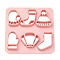 ABS Plastic Cookie Cutters, Christmas Clothes, Pink, 100x100mm