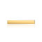 Ion Plating(IP) 304 Stainless Steel Links Connectors, Manual Polishing, Rectangle, Stamping Blank Tag, Golden, 35x6x2mm, Hole: 1mm