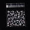 Rectangle OPP Cellophane Bags, with Heart Pattern, Clear, 9.9x6.9cm, Unilateral Thickness: 0.035mm, Inner Measure: 6.9x6.9cm, about 95~100pcs/bag