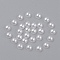 Half Round Domed Imitated Pearl Acrylic Cabochons, Creamy White, 5x2.5mm