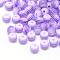 Transparent Stripe Resin Beads, Round, Medium Slate Blue, 8mm, Hole: 1.6~2mm