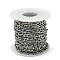 Tarnish Resistant 304 Stainless Steel Figaro Chains, Unwelded, with Spool, Decorative Chain, Stainless Steel Color, 11x4.5x1.2mm, 6x4.9x1.2mm