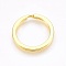 Alloy Split Key Rings, Keychain Clasp Findings, Golden, 25x2mm, Inner Diameter: 20mm