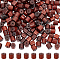 250Pcs Natural Wood Beads, Waxed Wooden Beads, Dyed, Column, Saddle Brown, 8.5x8mm, Hole: 1.6mm