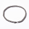 Tarnish Resistant 304 Stainless Steel Ball Chain Bracelets, with Lobster Claw Clasps, Stainless Steel Color, 7-1/2 inch(190mm)