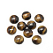 Natural Tiger Eye Cabochons, Half Round/Dome, 12x5mm