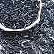 Glass Bugle Beads, Seed Beads, Marine Blue, about 6mm long, 1.8mm in diameter, hole: 0.6mm, about 10000pcs/bag. Sold per package of one pound