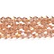 Transparent Electroplate Glass Beads Strands, AB Color Plated, Faceted, Bicone, Sandy Brown, 2.9~3.3x2.5mm, Hole: 0.7mm, about 135~140pcs/strand, 38~40cm