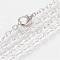 Iron Cable Chains Necklace Making, with Lobster Clasps, Unwelded, Silver Color Plated, 17.7 inch(45cm)