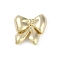 Brass Pendants, Cadmium Free & Nickel Free & Lead Free, Bowknot Charms, Real 18K Gold Plated, 18x18x5.5mm, Hole: 1.2mm