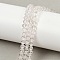 Watermelon Stone Glass Beads Strands, Round, Misty Rose, 4mm, Hole: 0.6mm, about 101pcs/strand, 15.75~15.83''(40~40.2cm)