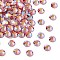 Preciosa® MAXIMA Crystal No Hotfix Flatback Stones, Czech Crystal, Dura Foiling, Round(438 11 615 Chaton Rose), 90350 200 Padparadscha AB, SS10(2.7~2.9mm)