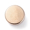Alloy Shank Buttons, 1-Hole, Flat Round, Light Gold, 11.5x7mm, Hole: 2mm