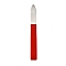 410# Steel Leather Shoes Horn Pry Knife, DIY Leathercraft Tool, Stainless Steel Color, 231x26x5mm