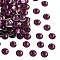 Preciosa® MAXIMA Crystal No Hotfix Flatback Stones, Czech Crystal, Dura Foiling, Round(438 11 615 Chaton Rose), 20050 Amethyst, SS10(2.7~2.9mm)
