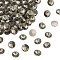 Preciosa® MAXIMA Crystal Round Stones, Czech Crystal, Bicone(436 11 177 Rivoli), Dura Foiling, 40010 Black Diamond, SS29(6.15~6.35mm)