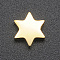 201 Stainless Steel Charms, for Simple Necklaces Making, Stamping Blank Tag, Laser Cut, for Jewish, Hexagram/Star of David, Golden, 8.5x7.5x3mm, Hole: 1.6mm