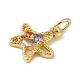Латунные подвески из микро-паве KK-R162-022B-G-2