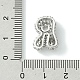 Подвески из латуни с покрытием из прозрачного кубического циркония KK-S378-01P-R-3