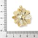 Латунные микро проложить кубического циркония подвески KK-L239-035G-3
